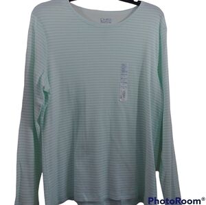 Croft & Barrow The Classic Tee Long Sleeve Crew neck XL